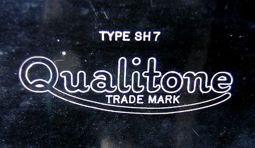 Qualitone engraving close up