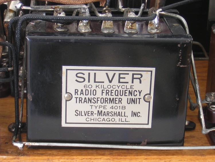 Silver Marshall 1st Generation 401B transformer unit